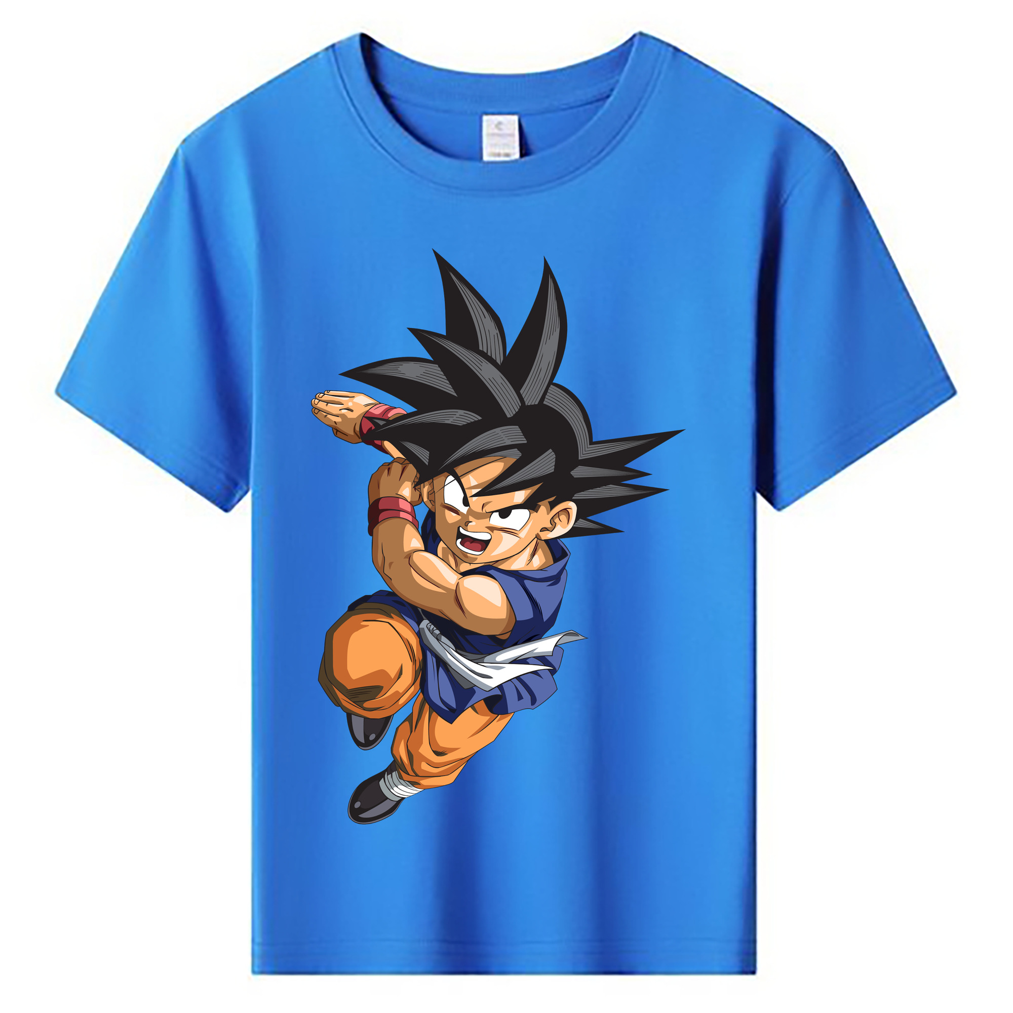 （画像用） ドラゴンボール 孫悟空（そん ごくう）Son Goku カカロット DRAGON BALL Kakarotto 綿100％キッズTシャツ（フロントプリント）